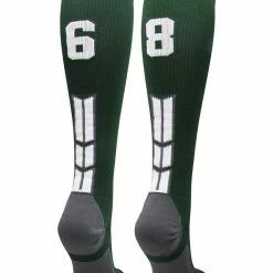 Best Pirce ๐ MadSportsStuff Dark Green Player ID Custom Number Over The Calf ๐งฆ Socks For ๐ฅ Softball โพ Baseball Football Boys And ๐ง Girls ๐ฅ Softball ๐งฆ Socks ๐คฉ 117 MadSportsStuff Dark Green Player ID Custom Number Over The Calf Socks For Softball Baseball Football Boys And Girls Softball Socks