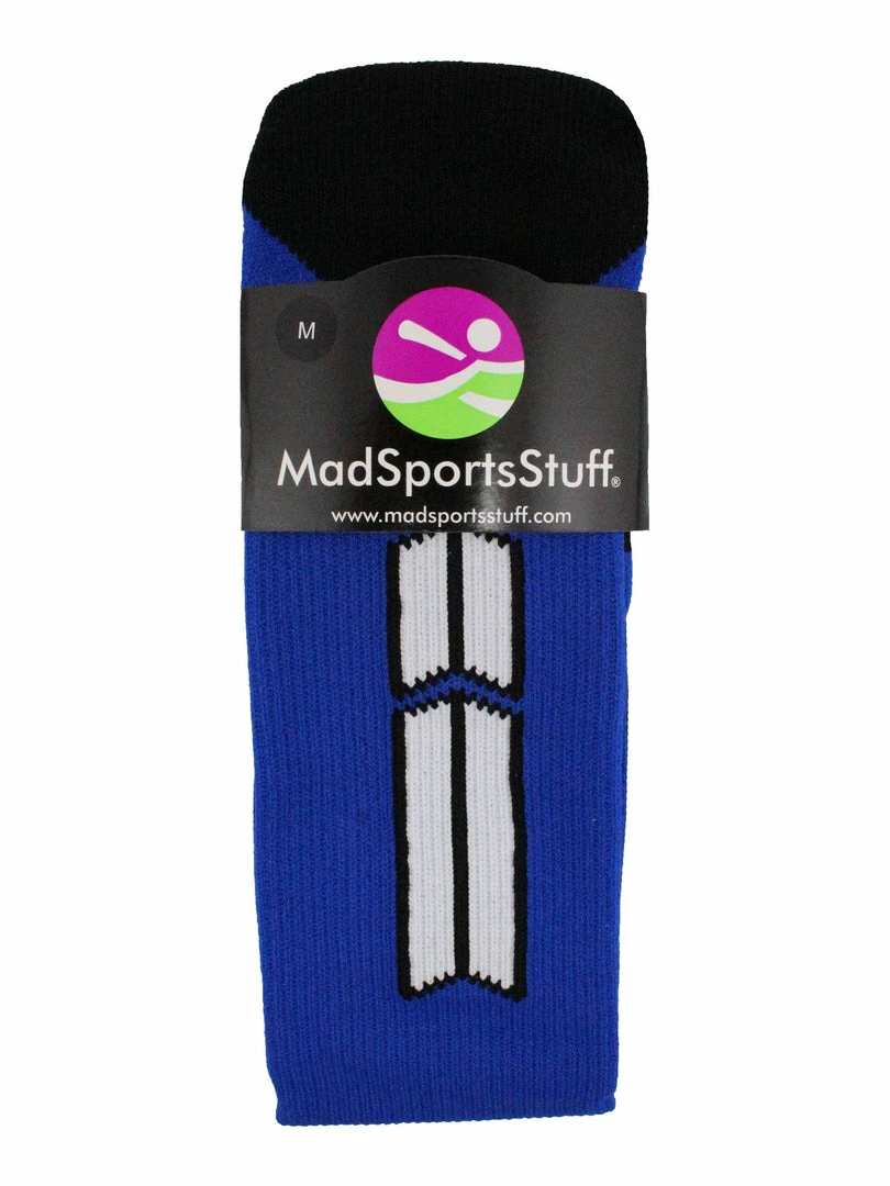 Brand new ๐ฅฐ MadSportsStuff Royal Player ID Custom Number Over The Calf ๐งฆ Socks For ๐ฅ Softball โพ Baseball Football Boys And ๐ง Girls ๐ 3 MadSportsStuff Royal Player ID Custom Number Over The Calf Socks For Softball Baseball Football Boys And Girls