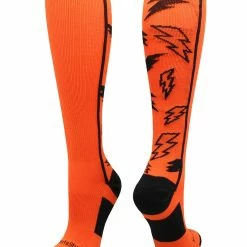 MadSportsStuff Baseball Socks Crazy Socks With Lightning Bolts (multiple Colors)