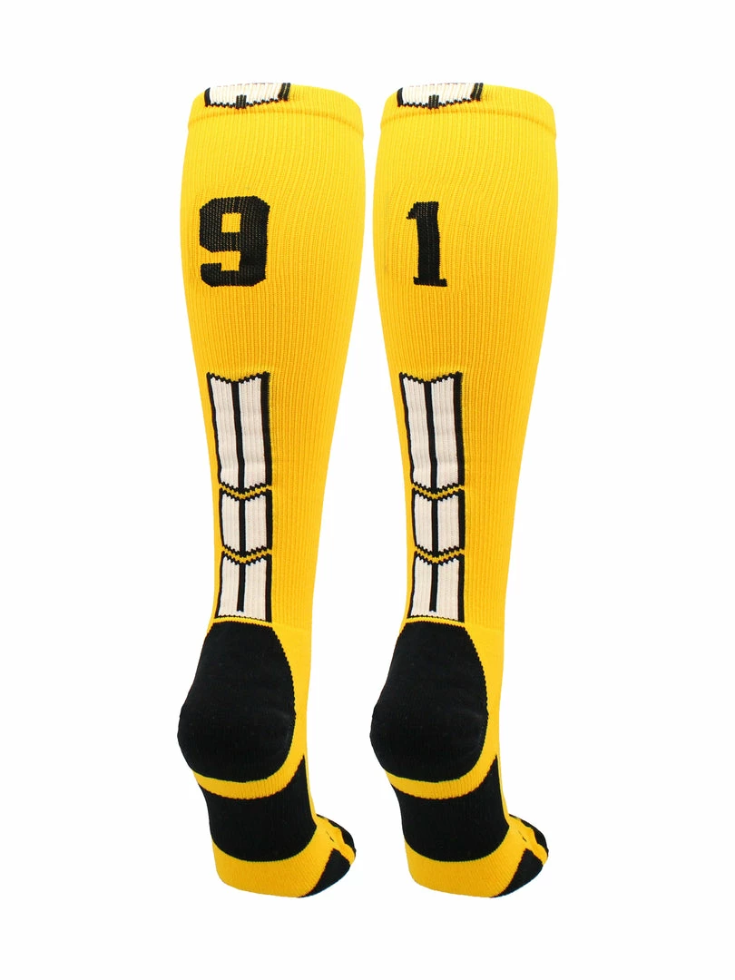 Cheap ๐ MadSportsStuff ๐ฅ Softball ๐งฆ Socks Gold Player ID Custom Number Over The Calf ๐งฆ Socks For ๐ฅ Softball โพ Baseball Football Boys And ๐ง Girls ๐ 38 MadSportsStuff Softball Socks Gold Player ID Custom Number Over The Calf Socks For Softball Baseball Football Boys And Girls