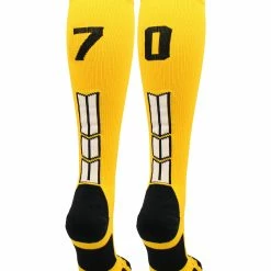 Cheap ๐ MadSportsStuff ๐ฅ Softball ๐งฆ Socks Gold Player ID Custom Number Over The Calf ๐งฆ Socks For ๐ฅ Softball โพ Baseball Football Boys And ๐ง Girls ๐ 113 MadSportsStuff Softball Socks Gold Player ID Custom Number Over The Calf Socks For Softball Baseball Football Boys And Girls