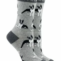 WHD Boston Terrier Socks For Women Gift For Dog Lovers