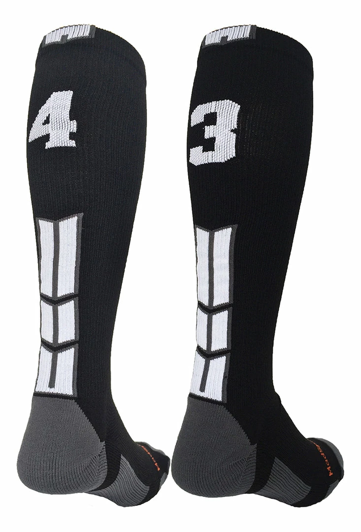 Cheap ๐ฅฐ MadSportsStuff ๐ฅ Softball ๐งฆ Socks Black Player ID Custom Number Over The Calf ๐งฆ Socks For ๐ฅ Softball โพ Baseball Football Boys And ๐ง Girls ๐ 87 MadSportsStuff Softball Socks Black Player ID Custom Number Over The Calf Socks For Softball Baseball Football Boys And Girls