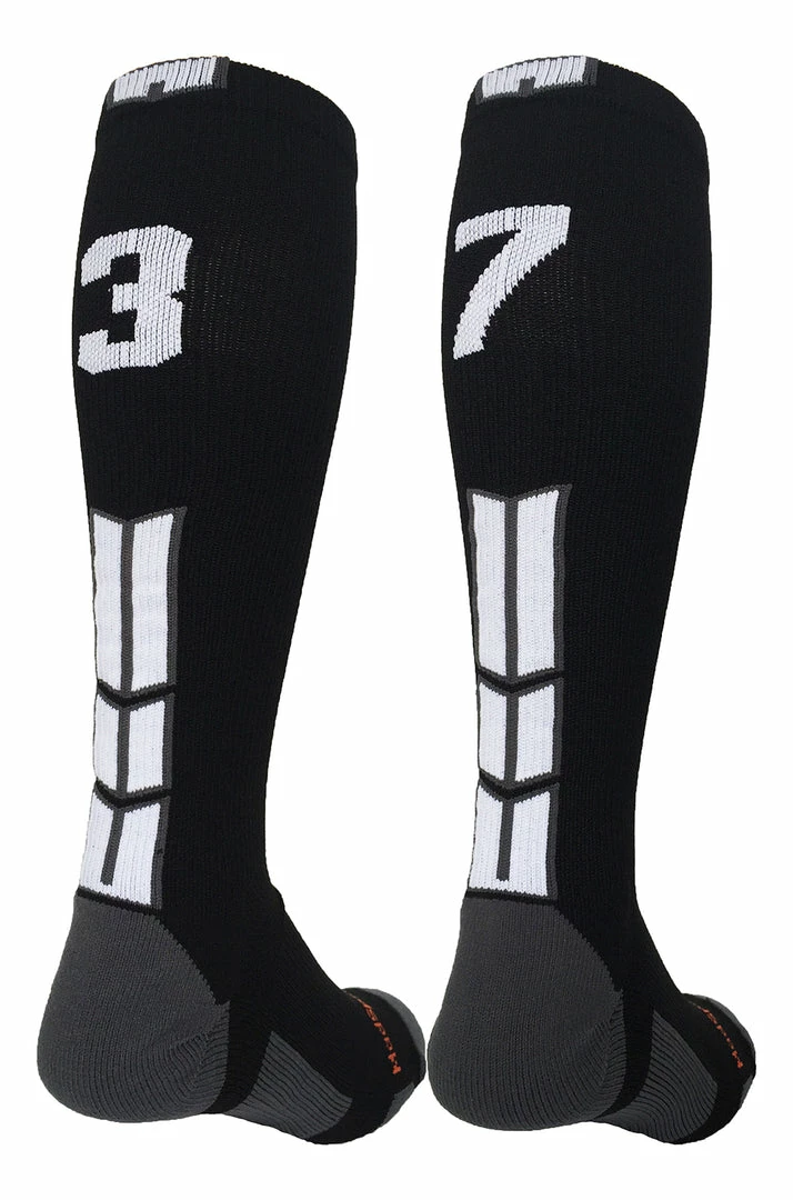 Outlet โ MadSportsStuff ๐ฅ Softball ๐งฆ Socks Black Player ID Custom Number Over The Calf ๐งฆ Socks For ๐ฅ Softball โพ Baseball Football Boys And ๐ง Girls ๐ 94 MadSportsStuff Softball Socks Black Player ID Custom Number Over The Calf Socks For Softball Baseball Football Boys And Girls