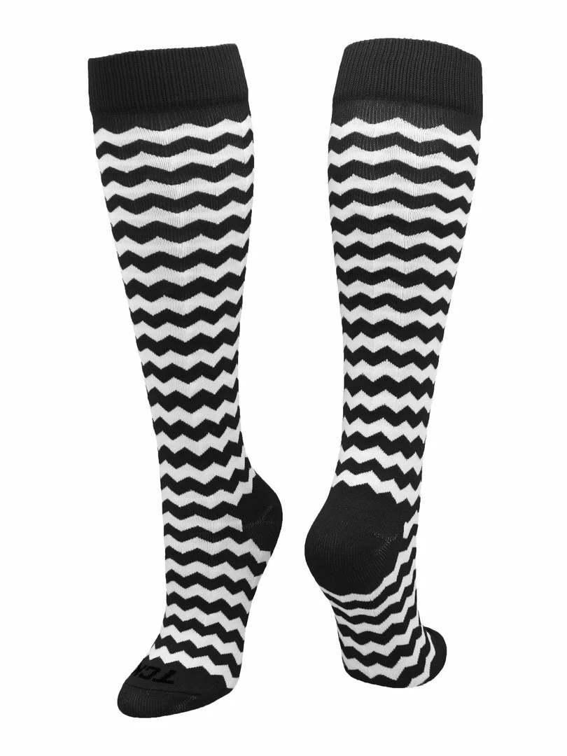 Best reviews of ๐ TCK ๐ฅ Softball ๐งฆ Socks Krazisox Chevron Striped Over The Calf ๐งฆ Socks ๐ 7 TCK Softball Socks Krazisox Chevron Striped Over The Calf Socks