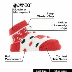 Coupon ⭐ TCK Nebraska Cornhuskers Toddler 🧦 Socks Low Cut Little Fan All Schools ❤️ 6 TCK Nebraska Cornhuskers Toddler Socks Low Cut Little Fan All Schools