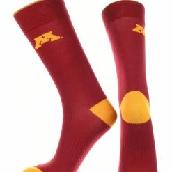 TCK All Schools Minnesota Golden Gophers Dress Socks Dean's List Crew Length Socks