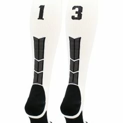 Flash Sale ๐ MadSportsStuff White Player ID Custom Number Over The Calf ๐งฆ Socks For ๐ฅ Softball โพ Baseball Football Boys And ๐ง Girls ๐ฅ Softball ๐งฆ Socks ๐ 169 MadSportsStuff White Player ID Custom Number Over The Calf Socks For Softball Baseball Football Boys And Girls Softball Socks