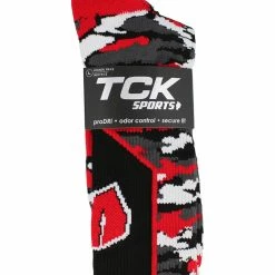 TCK Sports All Schools Wisconsin Badgers Socks Woodland Camo Crew