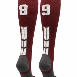 Best Sale ๐ MadSportsStuff Maroon Player ID Custom Number Over The Calf ๐งฆ Socks For ๐ฅ Softball โพ Baseball Football Boys And ๐ง Girls ๐ฅ Softball ๐งฆ Socks ๐ 144 MadSportsStuff Maroon Player ID Custom Number Over The Calf Socks For Softball Baseball Football Boys And Girls Softball Socks
