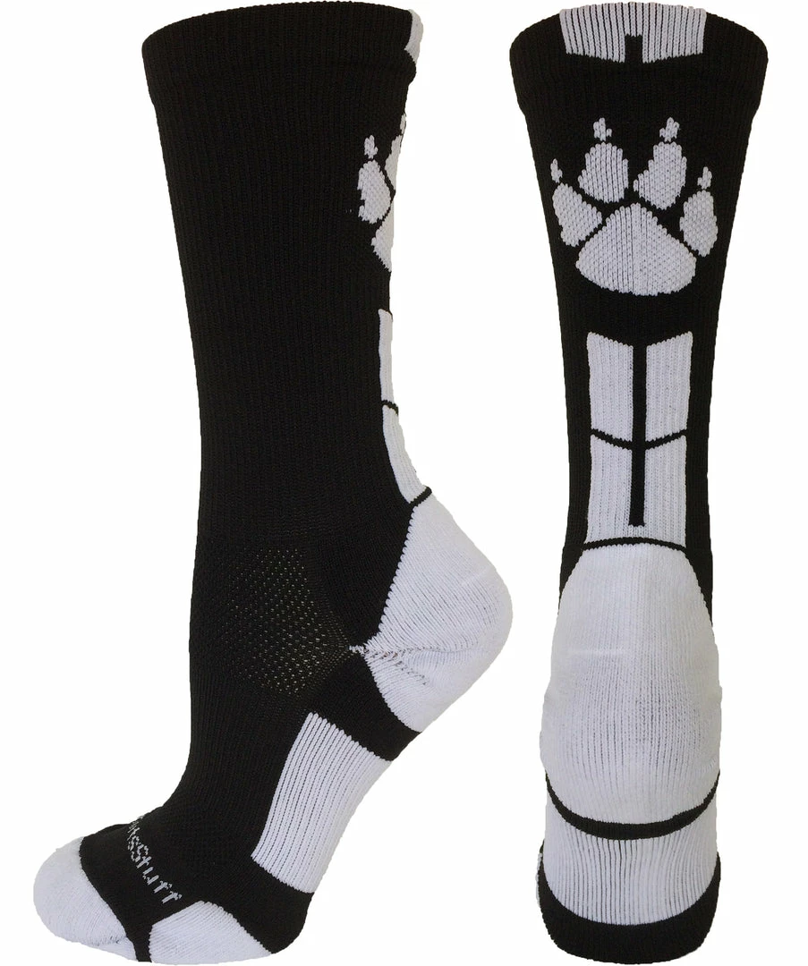 Wholesale ๐ MadSportsStuff Wild Paws Athletic Crew ๐งฆ Socks (multiple Colors) โ๏ธ 16 MadSportsStuff Wild Paws Athletic Crew Socks (multiple Colors)