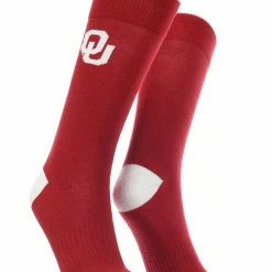 TCK OU Oklahoma Sooners Dress Socks Dean's List Crew Length Socks All Schools