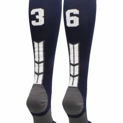 Best Sale ๐คฉ MadSportsStuff Navy Player ID Custom Number Over The Calf ๐งฆ Socks For ๐ฅ Softball โพ Baseball Football Boys And ๐ง Girls โจ 214 MadSportsStuff Navy Player ID Custom Number Over The Calf Socks For Softball Baseball Football Boys And Girls