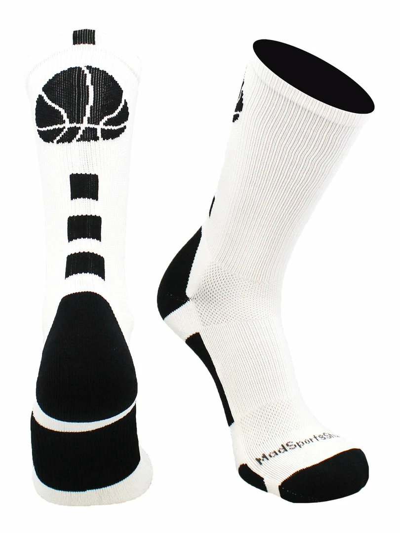 Deals ๐ MadSportsStuff ๐ Basketball ๐งฆ Socks For Boys, ๐ง Girls, Men, ๐ฉ Women- Athletic Crew ๐งฆ Socks - Youth And Adult Sizes -Made In The USA ๐ 28 MadSportsStuff Basketball Socks For Boys, Girls, Men, Women- Athletic Crew Socks - Youth And Adult Sizes -Made In The USA