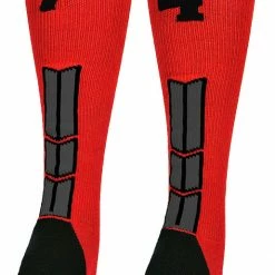 Wholesale π₯° MadSportsStuff βΎ Baseball 𧦠Socks Red And Black Player ID Custom Number Over The Calf 𧦠Socks For π₯ Softball βΎ Baseball Football Boys And π§ Girls π 136 MadSportsStuff Baseball Socks Red And Black Player ID Custom Number Over The Calf Socks For Softball Baseball Football Boys And Girls