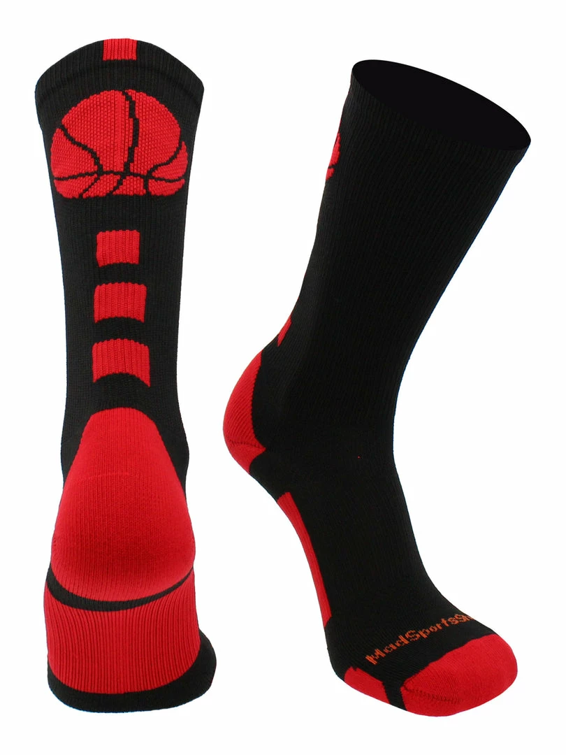 Best Sale โค๏ธ MadSportsStuff ๐ Basketball ๐งฆ Socks For Boys, ๐ง Girls, Men, ๐ฉ Women- Athletic Crew ๐งฆ Socks - Youth And Adult Sizes -Made In The USA ๐ 18 MadSportsStuff Basketball Socks For Boys, Girls, Men, Women- Athletic Crew Socks - Youth And Adult Sizes -Made In The USA