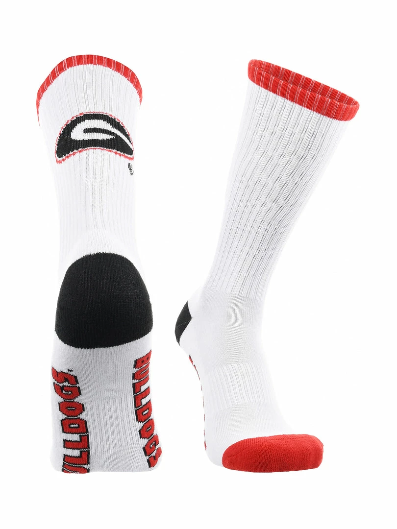 Cheapest ๐ TCK Georgia Bulldogs ๐งฆ Socks Basic Crew White ๐งฆ Socks ๐ 1 TCK Georgia Bulldogs Socks Basic Crew White Socks