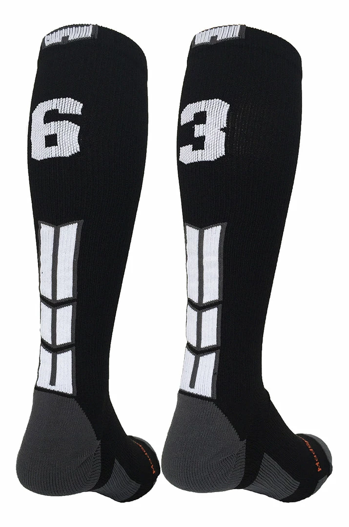 Outlet โ MadSportsStuff ๐ฅ Softball ๐งฆ Socks Black Player ID Custom Number Over The Calf ๐งฆ Socks For ๐ฅ Softball โพ Baseball Football Boys And ๐ง Girls ๐ 17 MadSportsStuff Softball Socks Black Player ID Custom Number Over The Calf Socks For Softball Baseball Football Boys And Girls