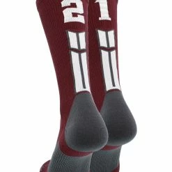 Cheap ๐ MadSportsStuff Maroon Player ID Custom Number Crew ๐งฆ Socks For ๐ Basketball Lacrosse Volleyball Boys And ๐ง Girls Volleyball ๐งฆ Socks ๐ฅ 161 MadSportsStuff Maroon Player ID Custom Number Crew Socks For Basketball Lacrosse Volleyball Boys And Girls Volleyball Socks