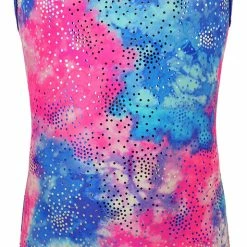 MadSportsStuff Tank Style Girls Gymnastics Biketard Unitard