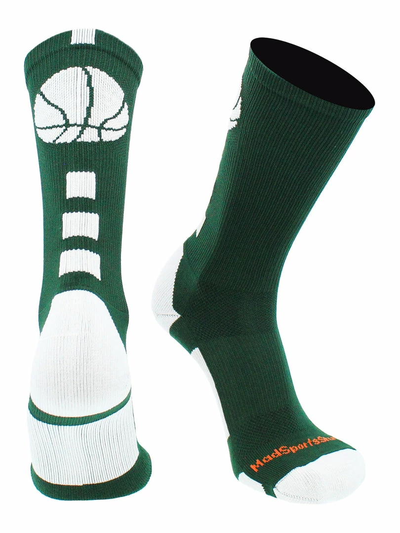 Best Sale โค๏ธ MadSportsStuff ๐ Basketball ๐งฆ Socks For Boys, ๐ง Girls, Men, ๐ฉ Women- Athletic Crew ๐งฆ Socks - Youth And Adult Sizes -Made In The USA ๐ 24 MadSportsStuff Basketball Socks For Boys, Girls, Men, Women- Athletic Crew Socks - Youth And Adult Sizes -Made In The USA