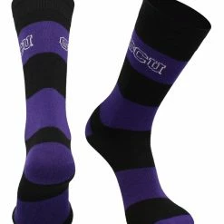 TCK GCU Lopes Grand Canyon Antelopes Socks Game Day Striped Crew Socks All Schools