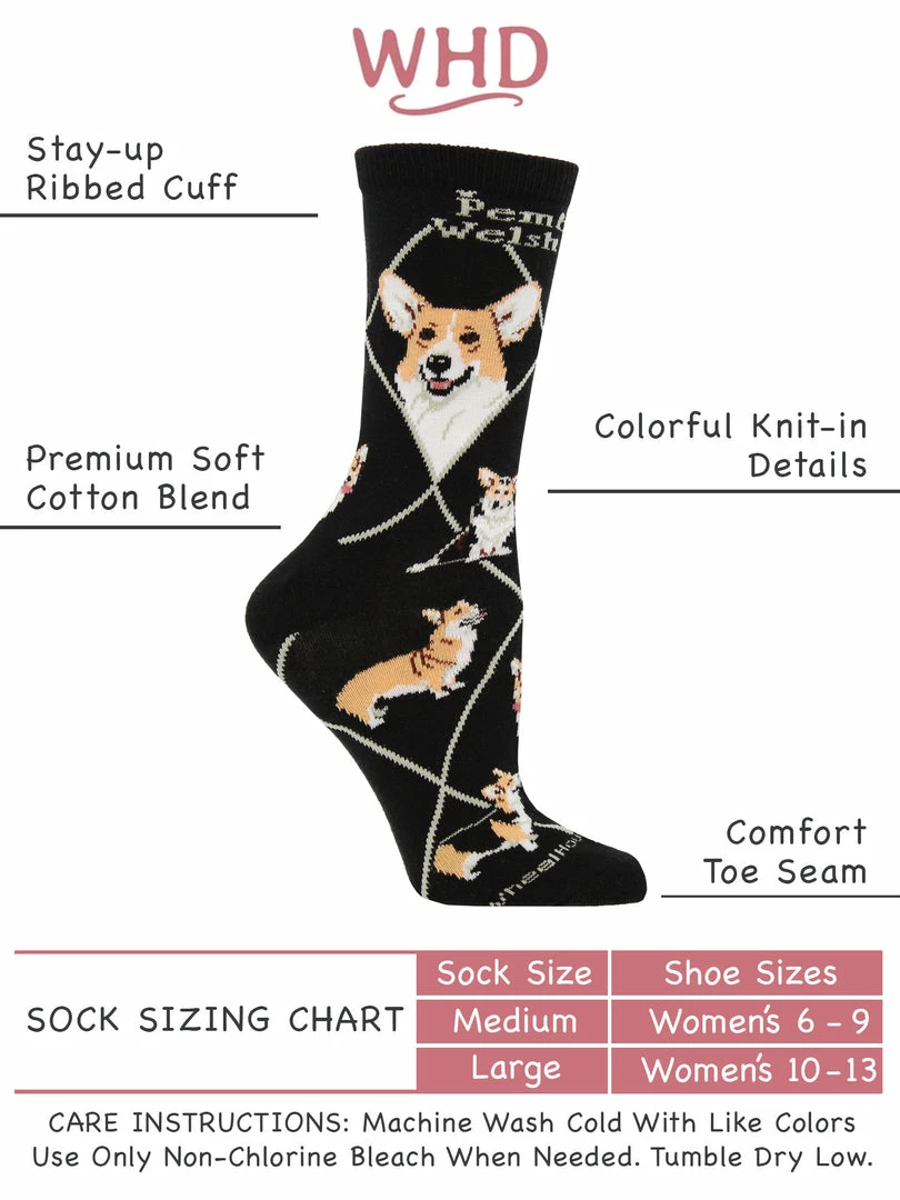 Best reviews of ๐ฅ WHD Corgi Pembroke ๐งฆ Socks For ๐ฉ Women Gift For ๐ Dog Lovers ๐ฏ 3 WHD Corgi Pembroke Socks For Women Gift For Dog Lovers