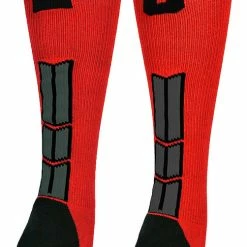 Wholesale π₯° MadSportsStuff βΎ Baseball 𧦠Socks Red And Black Player ID Custom Number Over The Calf 𧦠Socks For π₯ Softball βΎ Baseball Football Boys And π§ Girls π 207 MadSportsStuff Baseball Socks Red And Black Player ID Custom Number Over The Calf Socks For Softball Baseball Football Boys And Girls