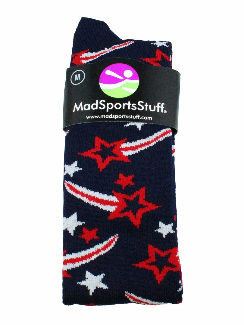 Buy ๐ MadSportsStuff Shooting Star Over The Calf Athletic ๐งฆ Socks (multiple Colors) ๐ 2 MadSportsStuff Shooting Star Over The Calf Athletic Socks (multiple Colors)