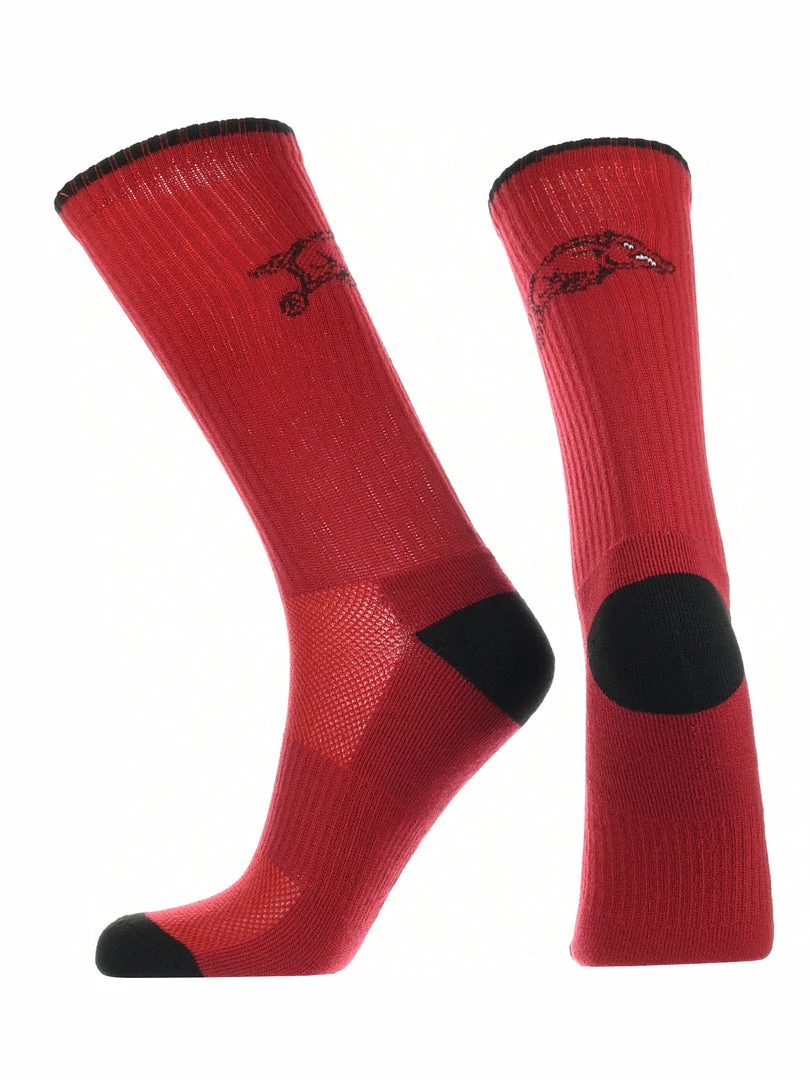 Top 10 ๐ TCK All Schools Arkansas Razorbacks ๐งฆ Socks Campus Legend Crew Length ๐ฅฐ 2 TCK All Schools Arkansas Razorbacks Socks Campus Legend Crew Length