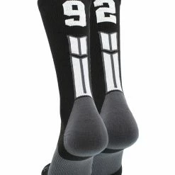 Buy โญ MadSportsStuff Black Player ID Custom Number Crew ๐งฆ Socks For ๐ Basketball Lacrosse Volleyball Boys And ๐ง Girls ๐ 141 MadSportsStuff Black Player ID Custom Number Crew Socks For Basketball Lacrosse Volleyball Boys And Girls