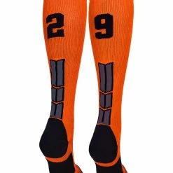 Best Sale ๐ MadSportsStuff ๐ฅ Softball ๐งฆ Socks Orange And Black Player ID Custom Number Over The Calf ๐งฆ Socks For ๐ฅ Softball โพ Baseball Football Boys And ๐ง Girls โญ 206 MadSportsStuff Softball Socks Orange And Black Player ID Custom Number Over The Calf Socks For Softball Baseball Football Boys And Girls