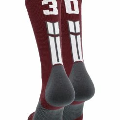 Cheap ๐ MadSportsStuff Maroon Player ID Custom Number Crew ๐งฆ Socks For ๐ Basketball Lacrosse Volleyball Boys And ๐ง Girls Volleyball ๐งฆ Socks ๐ฅ 203 MadSportsStuff Maroon Player ID Custom Number Crew Socks For Basketball Lacrosse Volleyball Boys And Girls Volleyball Socks