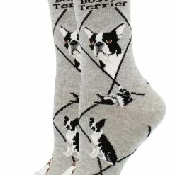 WHD Boston Terrier Socks For Women Gift For Dog Lovers