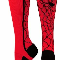 MadSportsStuff Crazy Spider Web Over The Calf Athletic Socks Baseball Socks
