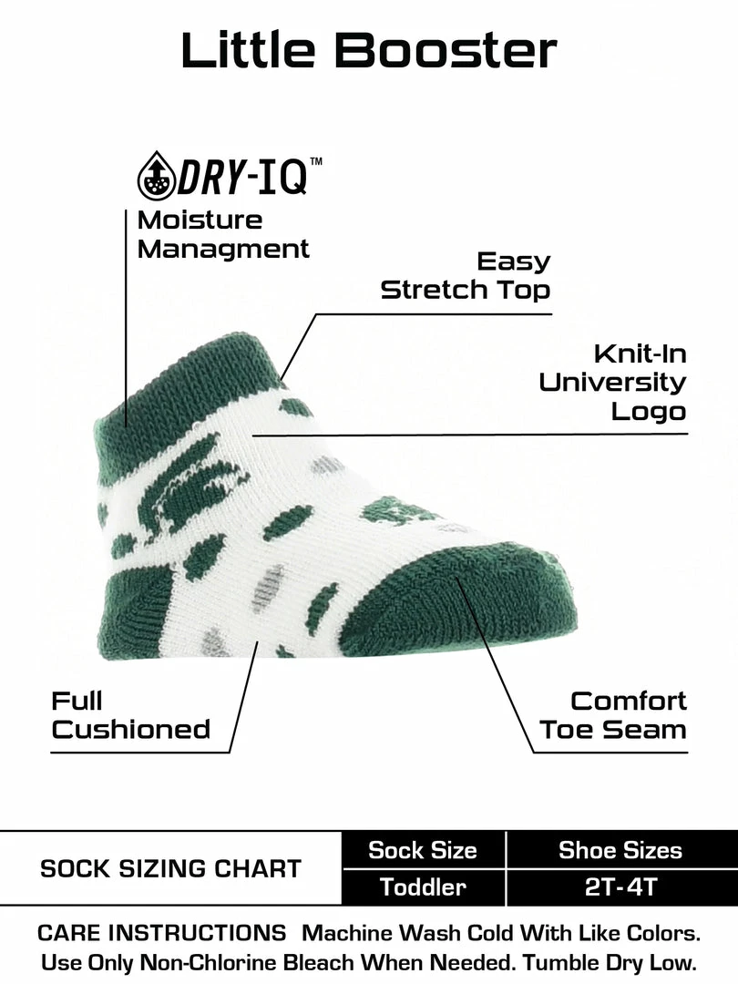 Brand new ๐ TCK Michigan State Spartans Toddler ๐งฆ Socks Low Cut Little Fan All Schools ๐ 3 TCK Michigan State Spartans Toddler Socks Low Cut Little Fan All Schools