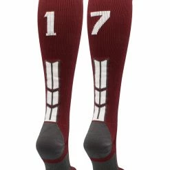 Best Sale ๐ MadSportsStuff Maroon Player ID Custom Number Over The Calf ๐งฆ Socks For ๐ฅ Softball โพ Baseball Football Boys And ๐ง Girls ๐ฅ Softball ๐งฆ Socks ๐ 165 MadSportsStuff Maroon Player ID Custom Number Over The Calf Socks For Softball Baseball Football Boys And Girls Softball Socks