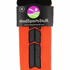 MadSportsStuff Orange And Black Player ID Custom Number Over The Calf Socks For Softball Baseball Football Boys And Girls