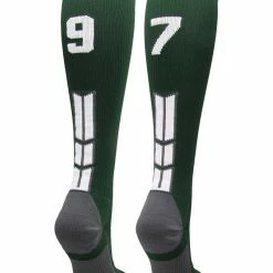 Best Pirce ๐ MadSportsStuff Dark Green Player ID Custom Number Over The Calf ๐งฆ Socks For ๐ฅ Softball โพ Baseball Football Boys And ๐ง Girls ๐ฅ Softball ๐งฆ Socks ๐คฉ 138 MadSportsStuff Dark Green Player ID Custom Number Over The Calf Socks For Softball Baseball Football Boys And Girls Softball Socks