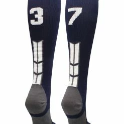 Best Sale ๐คฉ MadSportsStuff Navy Player ID Custom Number Over The Calf ๐งฆ Socks For ๐ฅ Softball โพ Baseball Football Boys And ๐ง Girls โจ 203 MadSportsStuff Navy Player ID Custom Number Over The Calf Socks For Softball Baseball Football Boys And Girls