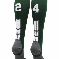 Best Pirce ๐ MadSportsStuff Dark Green Player ID Custom Number Over The Calf ๐งฆ Socks For ๐ฅ Softball โพ Baseball Football Boys And ๐ง Girls ๐ฅ Softball ๐งฆ Socks ๐คฉ 186 MadSportsStuff Dark Green Player ID Custom Number Over The Calf Socks For Softball Baseball Football Boys And Girls Softball Socks