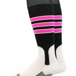 TCK Baseball Stirrup Socks With Stripes Pattern D Baseball Socks