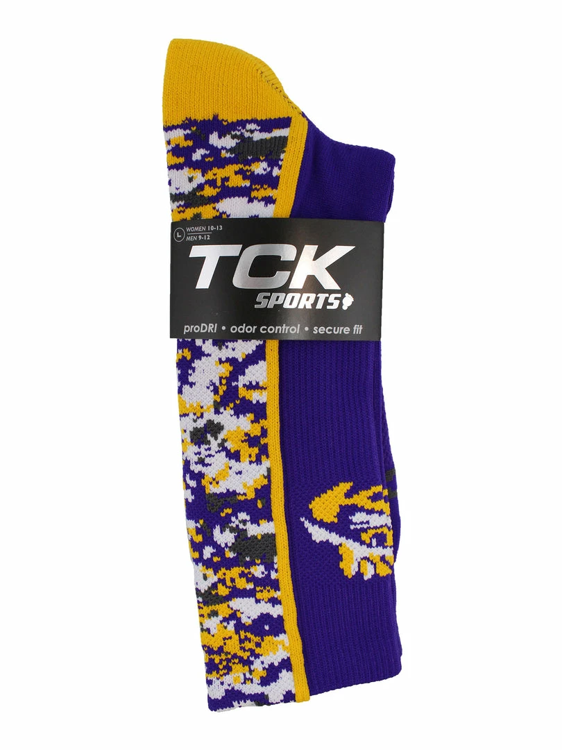 Discount ๐ TCK LSU Tigers Digital Camo Crew ๐งฆ Socks All Schools โญ 3 TCK LSU Tigers Digital Camo Crew Socks All Schools
