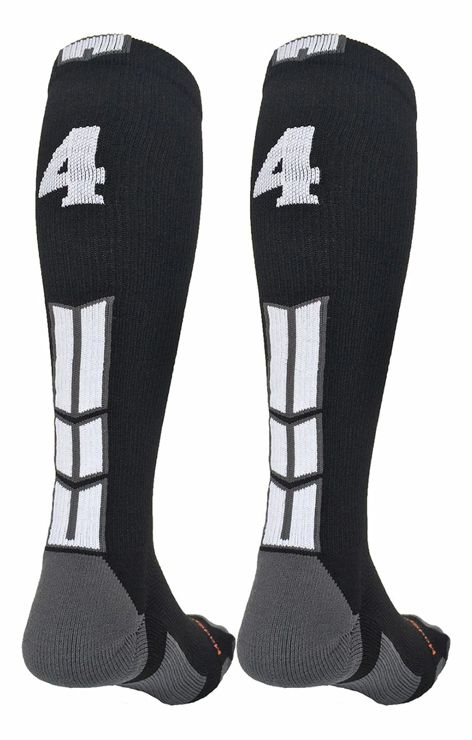Outlet โ MadSportsStuff ๐ฅ Softball ๐งฆ Socks Black Player ID Custom Number Over The Calf ๐งฆ Socks For ๐ฅ Softball โพ Baseball Football Boys And ๐ง Girls ๐ 86 MadSportsStuff Softball Socks Black Player ID Custom Number Over The Calf Socks For Softball Baseball Football Boys And Girls