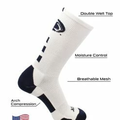 Outlet ๐ TCK Penn State Nittany Lions ๐งฆ Socks Baseline Crew All Schools ๐งจ 9 TCK Penn State Nittany Lions Socks Baseline Crew All Schools