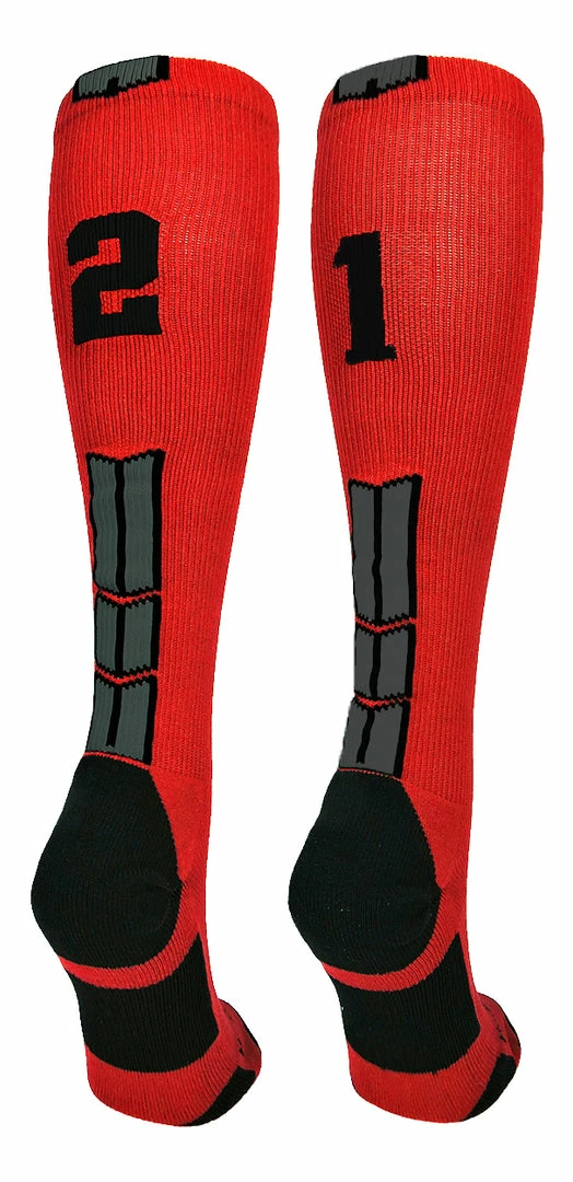 Wholesale π₯° MadSportsStuff βΎ Baseball 𧦠Socks Red And Black Player ID Custom Number Over The Calf 𧦠Socks For π₯ Softball βΎ Baseball Football Boys And π§ Girls π 58 MadSportsStuff Baseball Socks Red And Black Player ID Custom Number Over The Calf Socks For Softball Baseball Football Boys And Girls