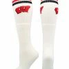 TCK All Schools Wisconsin Badgers Socks Throwback Tube