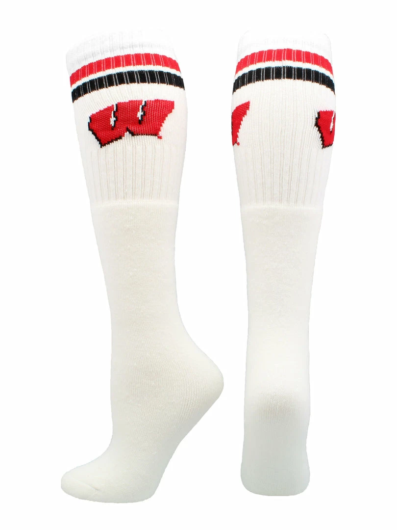 Brand new π€© TCK All Schools Wisconsin Badgers 𧦠Socks Throwback Tube π₯° 1 TCK All Schools Wisconsin Badgers Socks Throwback Tube