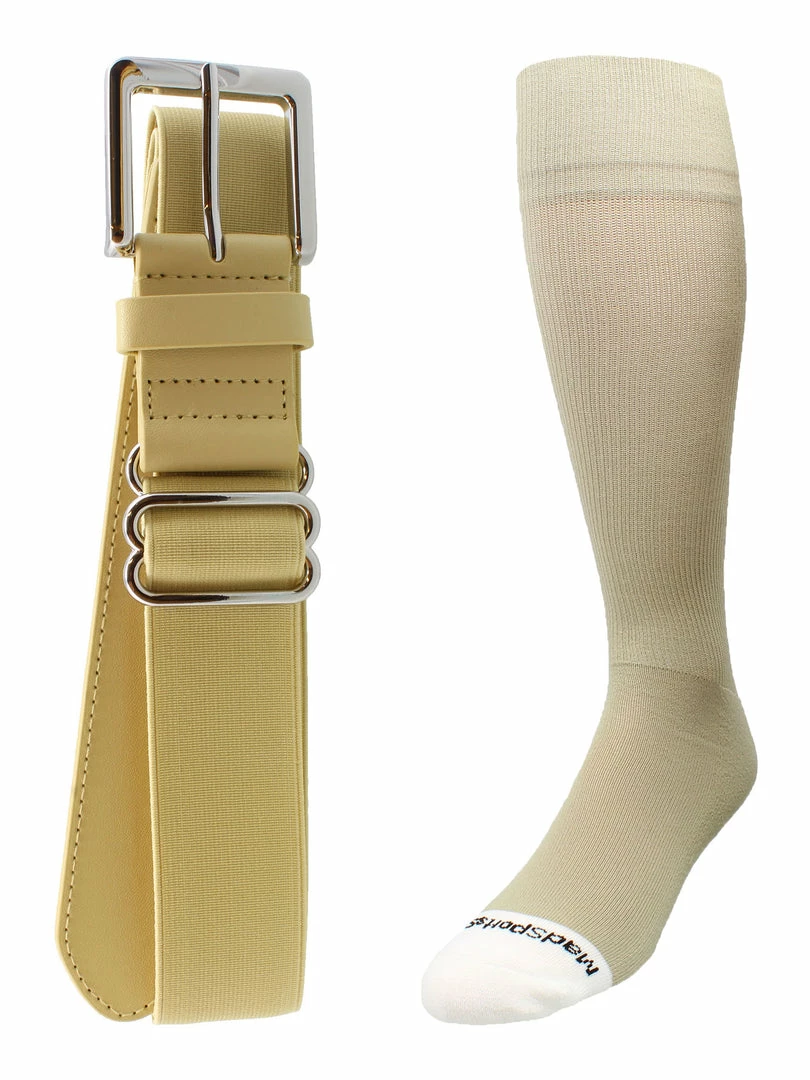 Cheapest ๐ MadSportsStuff ๐ฅ Softball Or โพ Baseball ๐งฆ Socks And Belt Combo - Youth And Adult Sizes Pro Line ๐ 9 MadSportsStuff Softball Or Baseball Socks And Belt Combo - Youth And Adult Sizes Pro Line