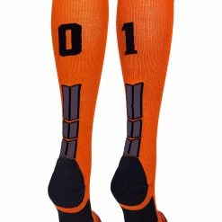 Best Sale ๐ MadSportsStuff ๐ฅ Softball ๐งฆ Socks Orange And Black Player ID Custom Number Over The Calf ๐งฆ Socks For ๐ฅ Softball โพ Baseball Football Boys And ๐ง Girls โญ 183 MadSportsStuff Softball Socks Orange And Black Player ID Custom Number Over The Calf Socks For Softball Baseball Football Boys And Girls